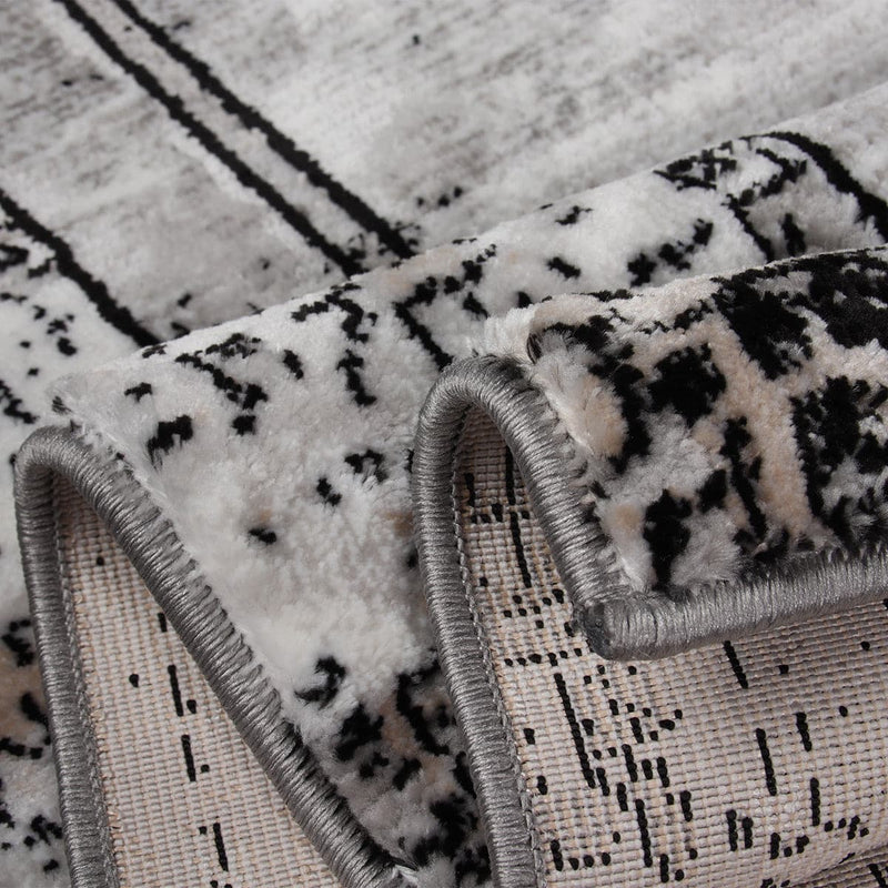 Diva Brown Frame Rug - Kristal Carpets
