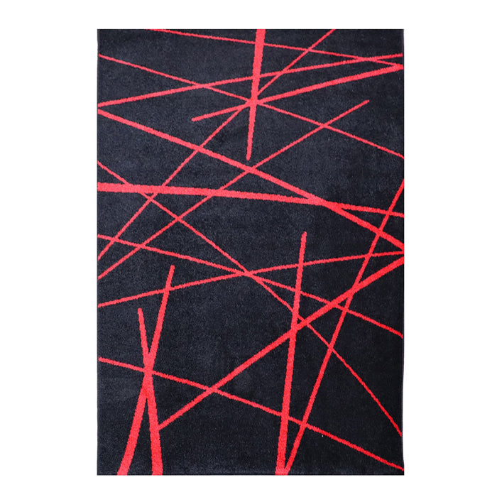 Promo Frieze Red Line Rug 150x200 - Kristal Carpets