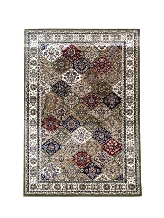Shiraz Oriental Adjacent Square Rug - Kristal Carpets