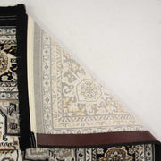 Tena Black Line Rug - Kristal Carpets