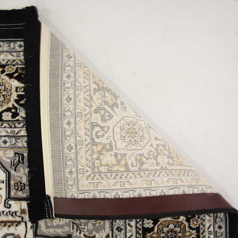 Tena Black Line Rug - Kristal Carpets