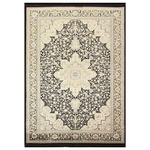 Tena Black Line Rug