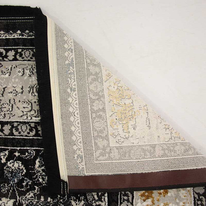 Tena Black Palace Rug - Kristal Carpets