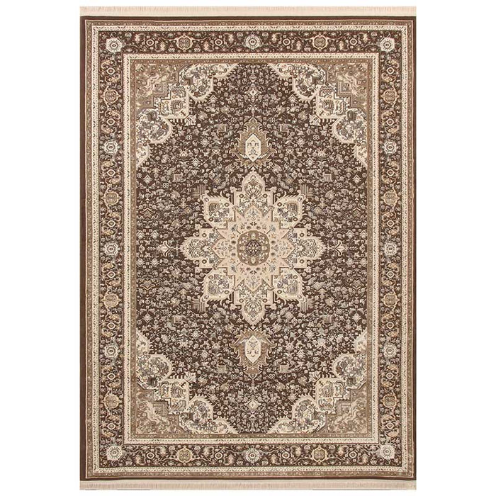Tena Brown Oriental Rug - Kristal Carpets