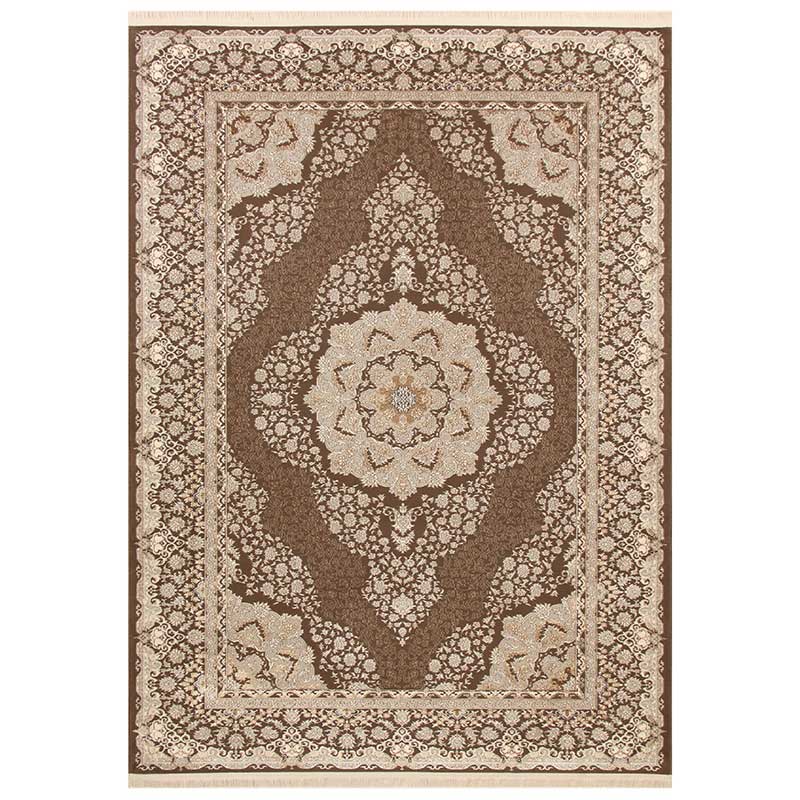 Tena Brown Palace Rug - Kristal Carpets