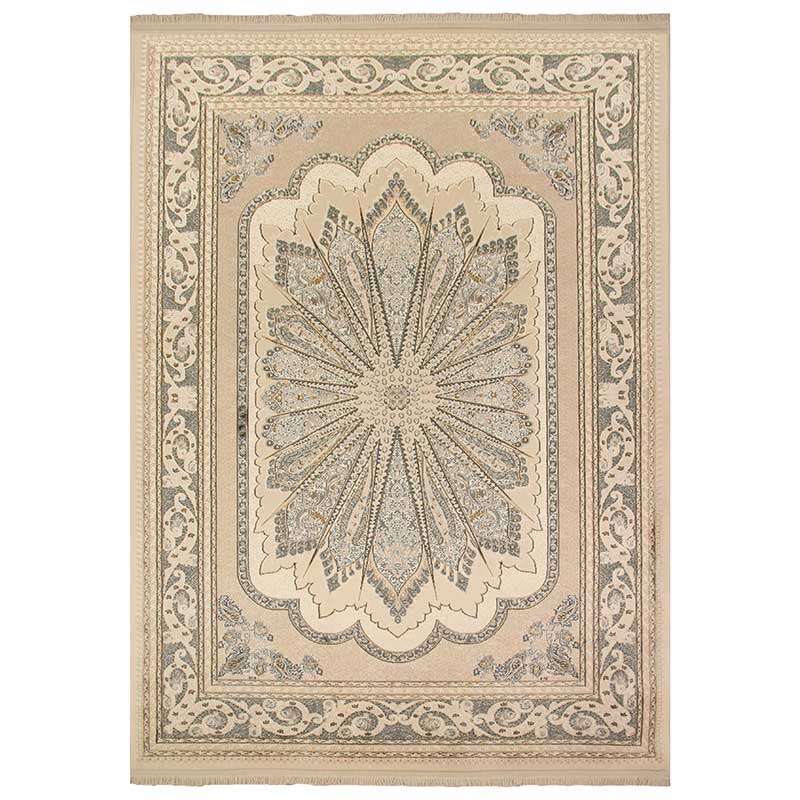 Tena Cream Arrow Rug - Kristal Carpets