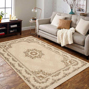 Tena Cream Pattern Rug - Kristal Carpets