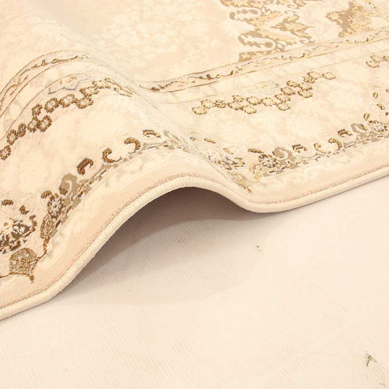 Tena Cream Pattern Rug - Kristal Carpets