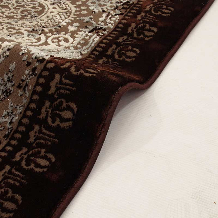 Trend Brown Frame Rug - Kristal Carpets
