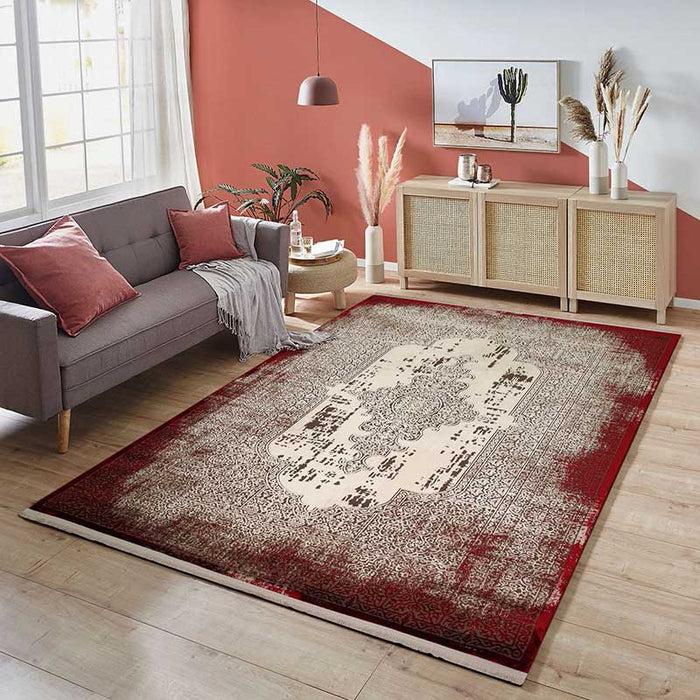 Trend Red Dream Rug - Kristal Carpets