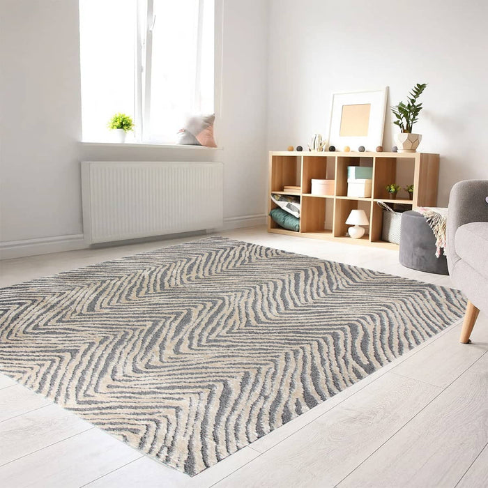 Amazon Soft-Thick Pile Ziq-Zaq Rug - Kristal Carpets