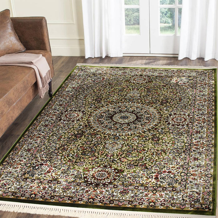 Anatolia Green Rug - Kristal Carpets