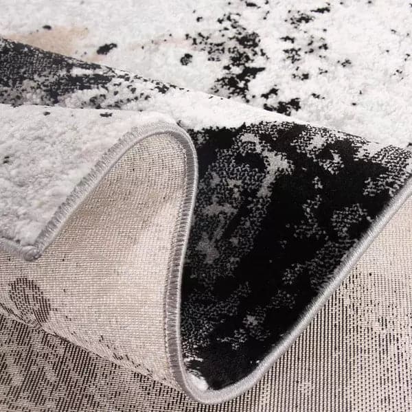 Diva Grey Brush Rug - Kristal Carpets