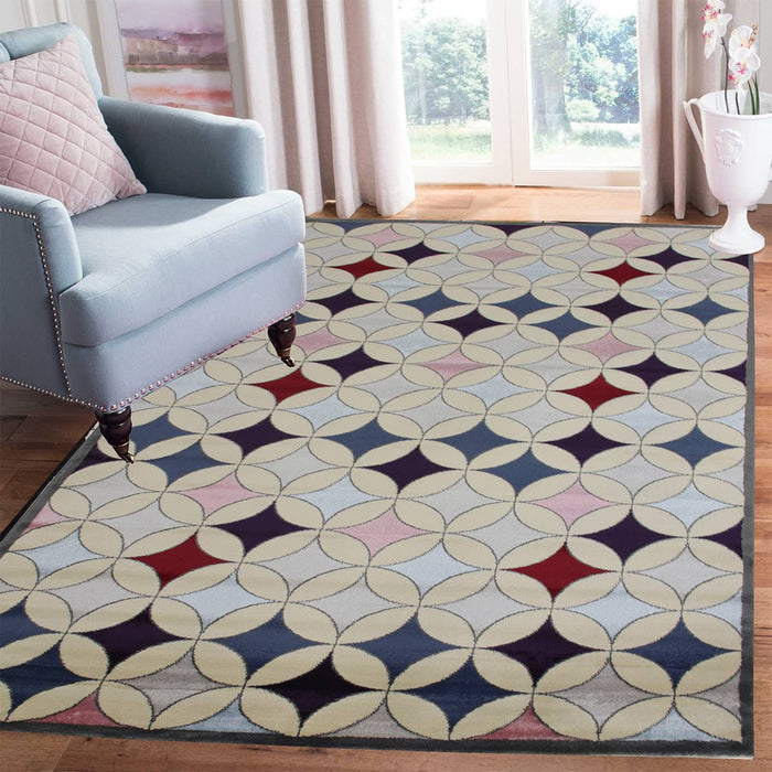 Kiraz Colorful Star Rug - Kristal Carpets