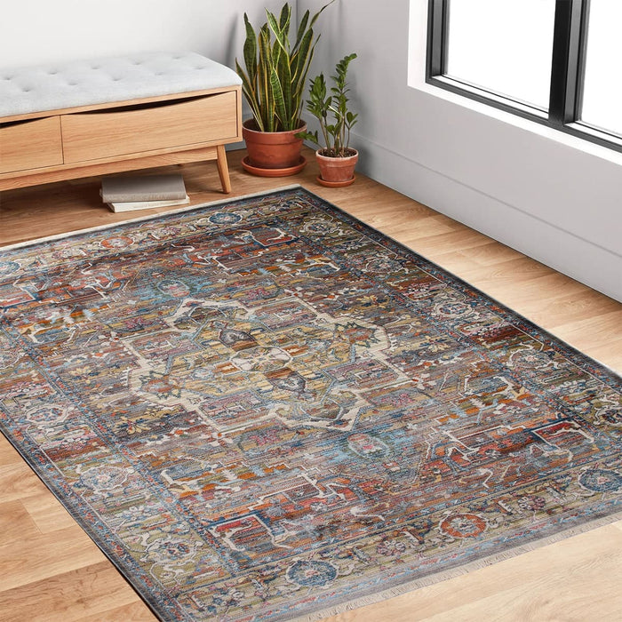 Mystick Colorful Aging Rug - Kristal Carpets