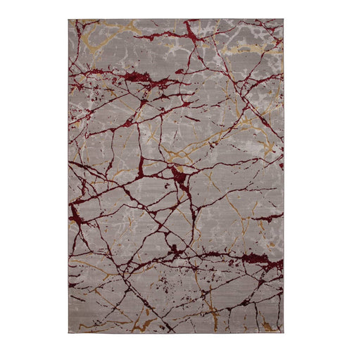 Star Slit Red Rug