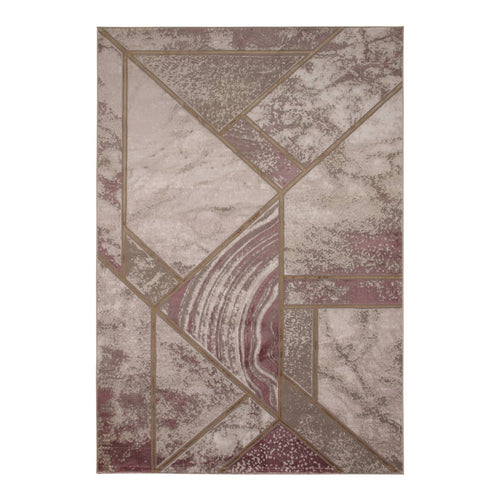 Star Wave Pink Rug