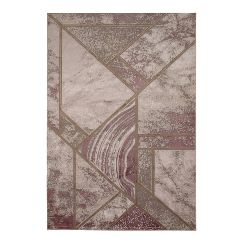 Star Wave Pink Rug - Kristal Carpets