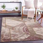 Star Wave Pink Rug - Kristal Carpets