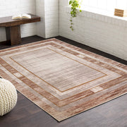 Star Frame Brown Rug - Kristal Carpets